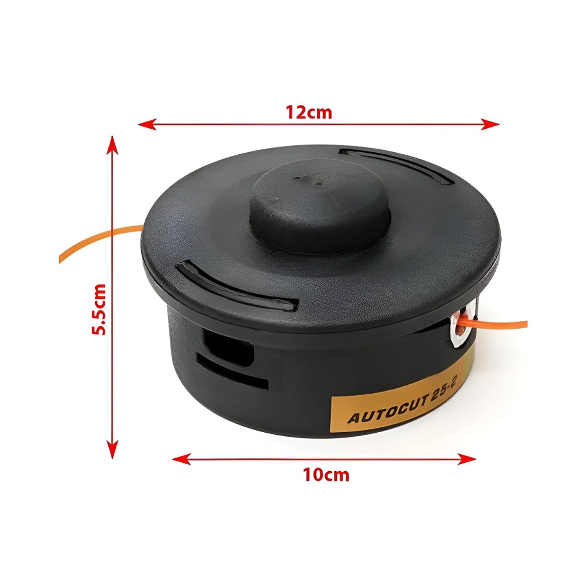 GENERICO - Cabezal Porta Nylon Trimmer Desmalezadora Compatible Con Stihl Fs55 Fs85 Fs120 Fs250