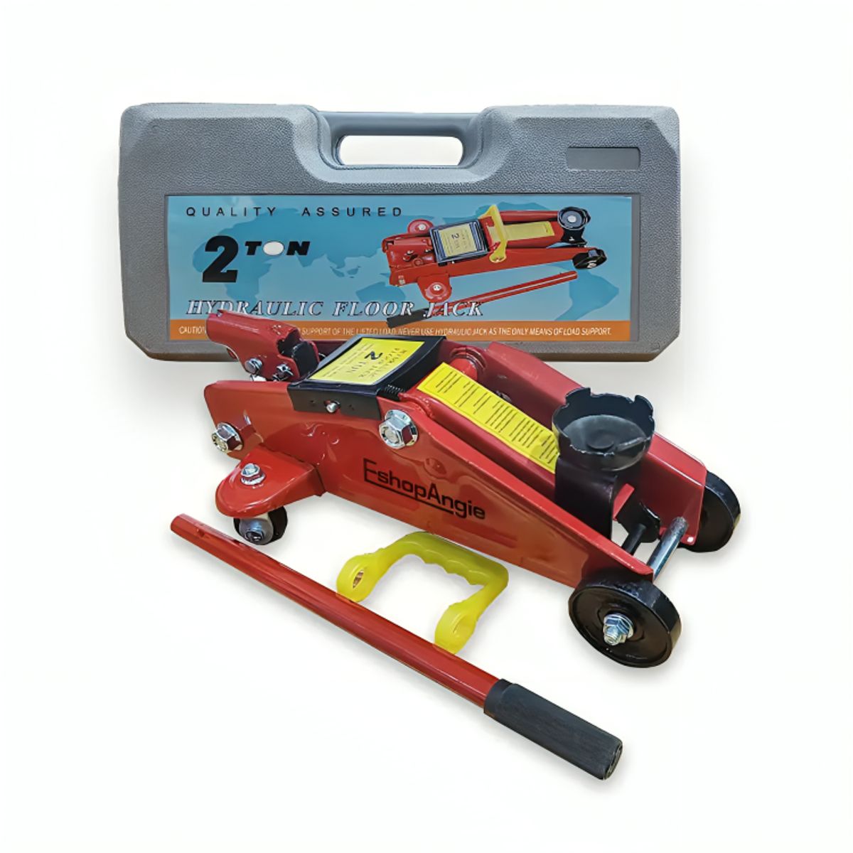 GENERICO - Gata Hidraulica Tipo Caiman 2 Toneladas + Maleta