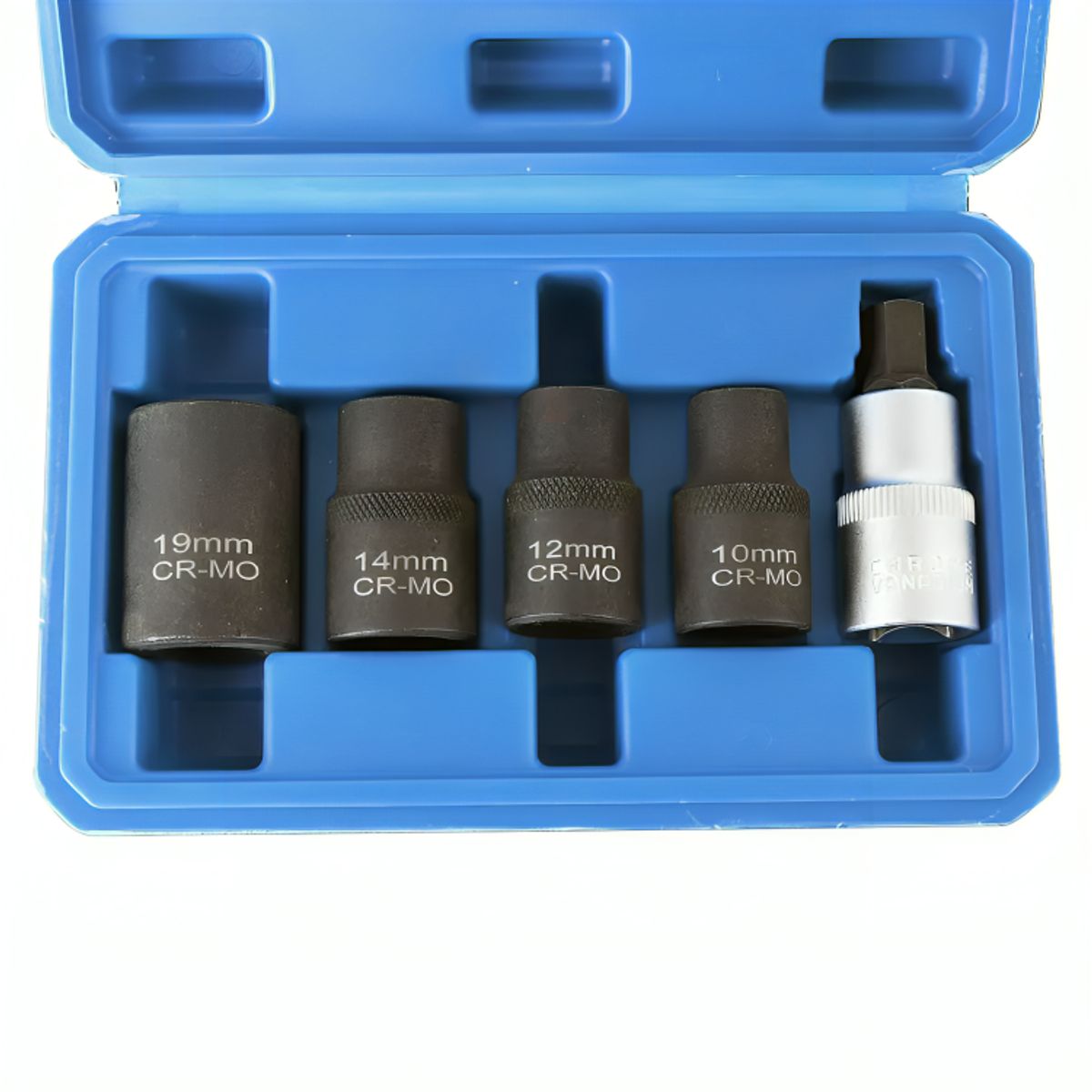 GENERICO - Juego De Dados Pentagonales 5 Piezas Llaves Vaso Mecanica