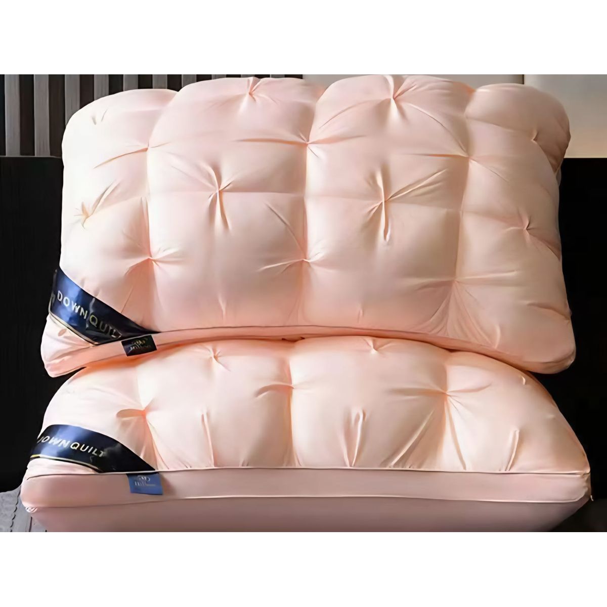 GENERICO - PACK DE 2 ALMOHADAS PREMIUN CORRUGADAS SUPER COMODAS