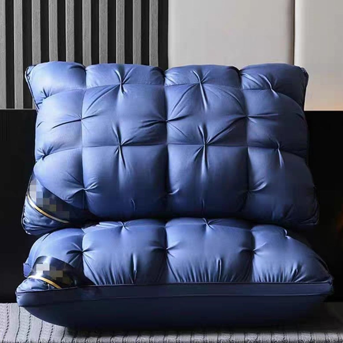 GENERICO - PACK DE 2 ALMOHADAS PREMIUN CORRUGADAS SUPER COMODAS