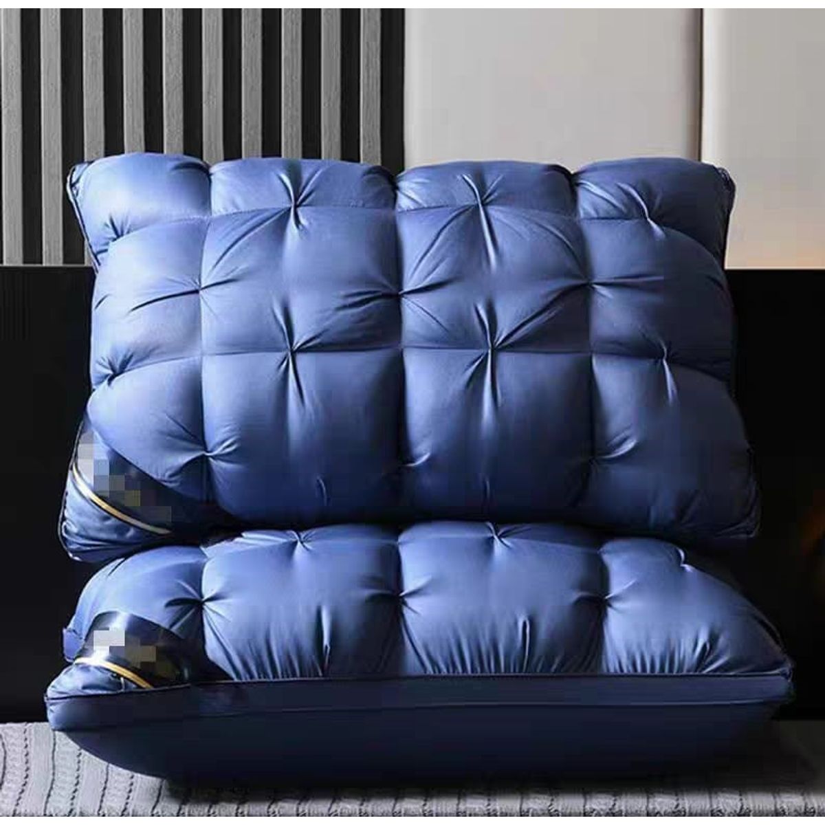 GENERICO - PACK DE 2 ALMOHADAS PREMIUN CORRUGADAS SUPER COMODAS