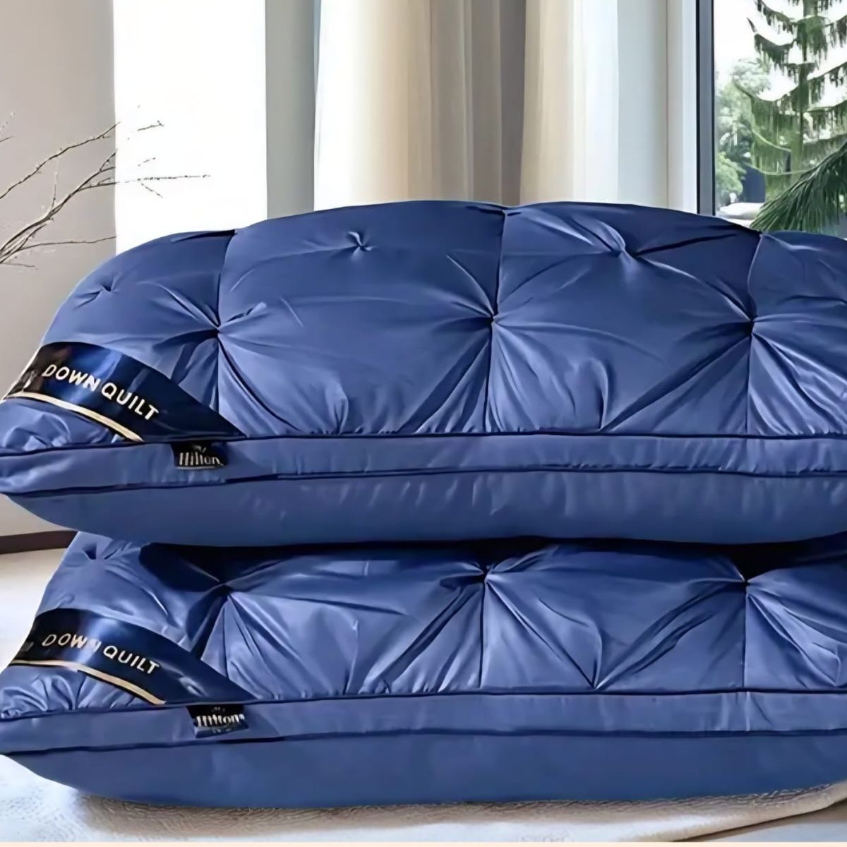 GENERICO - PACK DE 2 ALMOHADAS PREMIUN CORRUGADAS SUPER COMODAS
