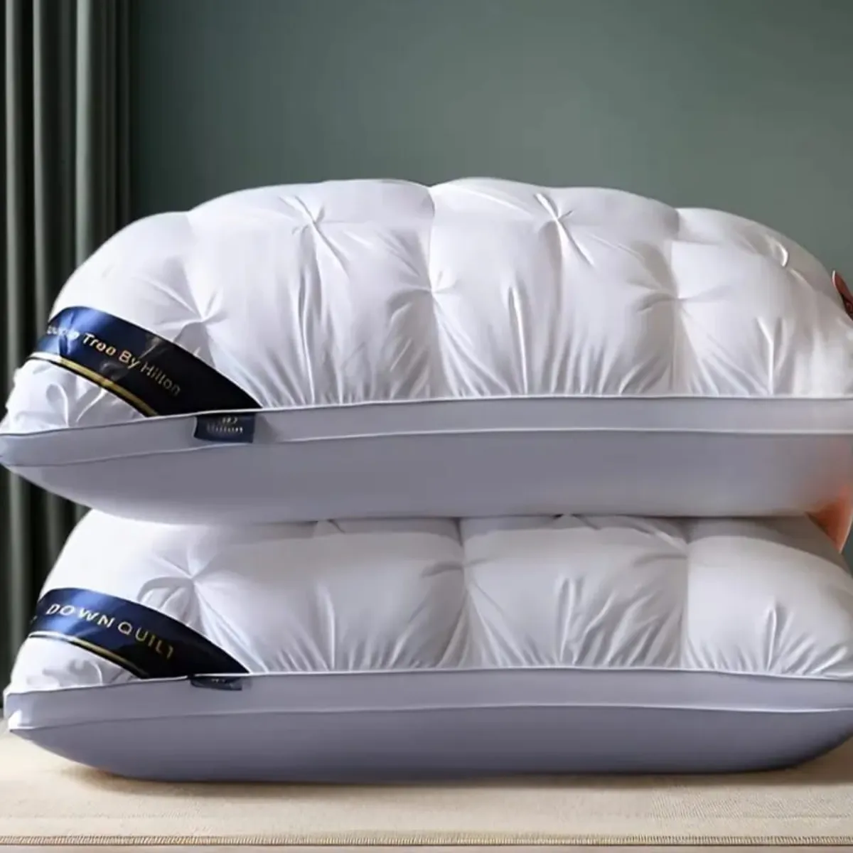 GENERICO - PACK DE 2 ALMOHADAS PREMIUN CORRUGADAS SUPER COMODAS