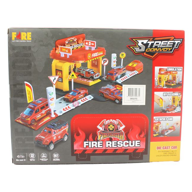 PUNTO STORE - Estación De Bomberos 29 Piezas Aventura y Diversión - PS