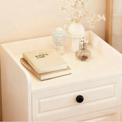 Imagen 2 del producto Velador 3 Niveles Con Cajones 60*35*40 Color Blanco Mate