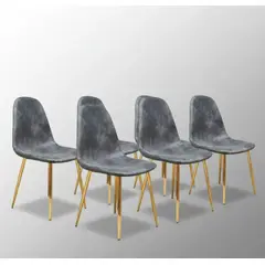 CORI CORI - Pack 6 Sillas Scoop Vintage Gold