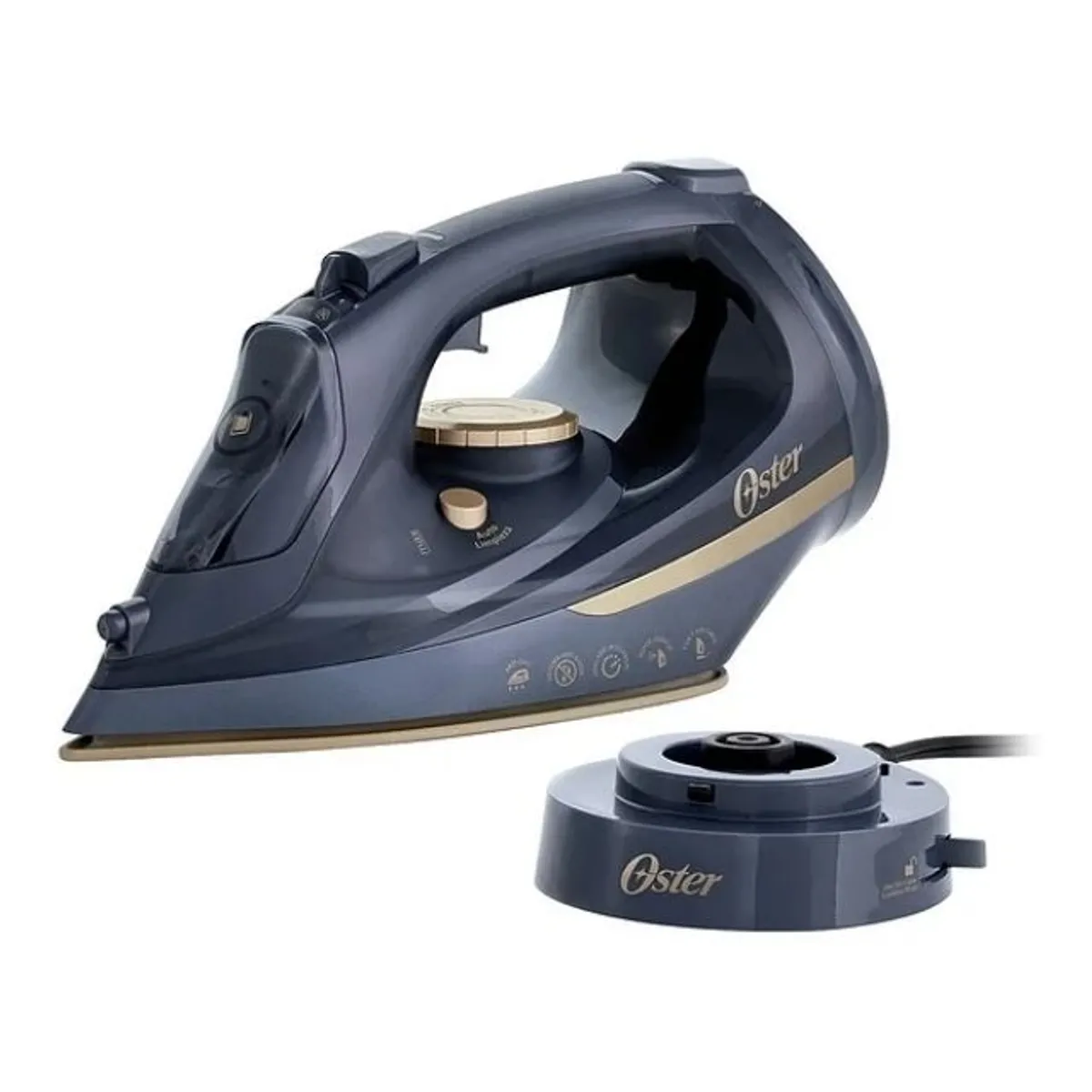 OSTER - Plancha De Vapor Inalámbrica Oster® 2 en 1 Con Suela De Cerámica GCSTCC5000 Calidad Premium