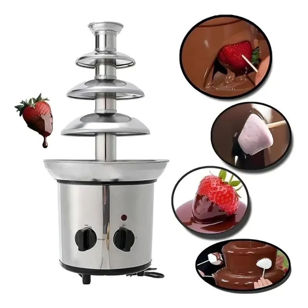 MOVI - Fondue  de chocolate  4 niveles