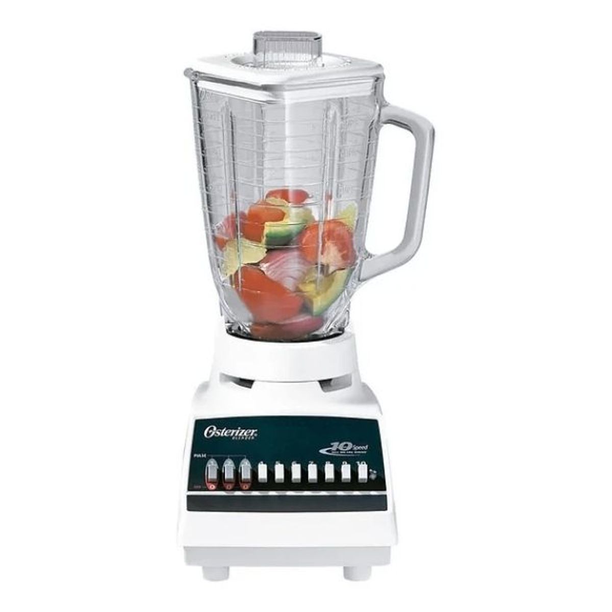 OSTER - Licuadora Oster De 10 Velocidade Blanca Color Blanco Blend&Go Y Jarritos MiniBlend All-Metal Drive