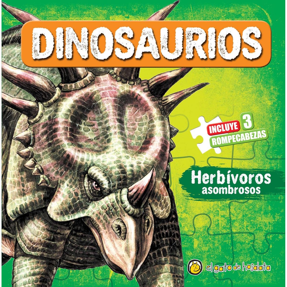 EL GATO DE HOJALATA - Rompecabezas-Herbivoros Asombrosos