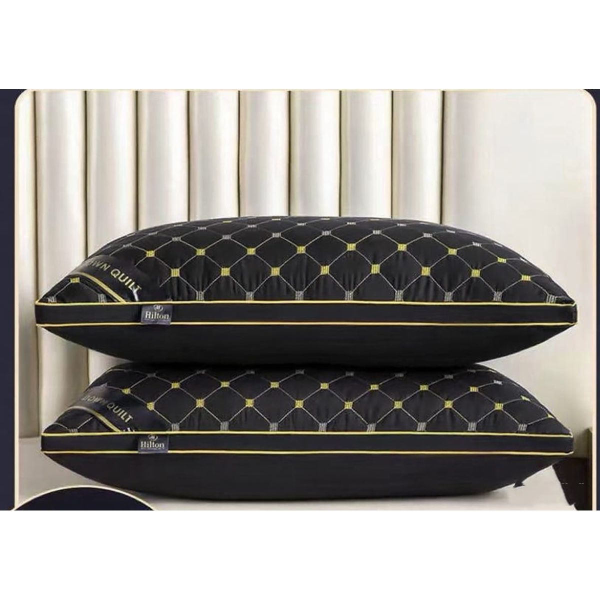 GENERICO - PACK DE 2 ALMOHADAS PREMIUM CON DETALLES BORDADOS