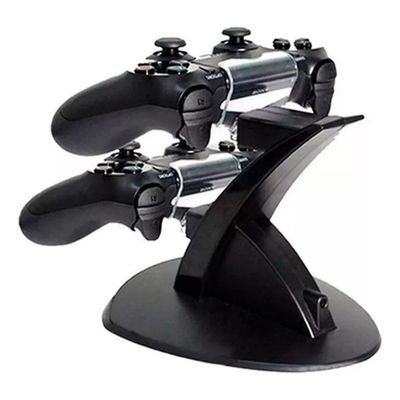 Imagen 2 del producto Estacion de carga y Cargador Ps4 Doble Base Control Led