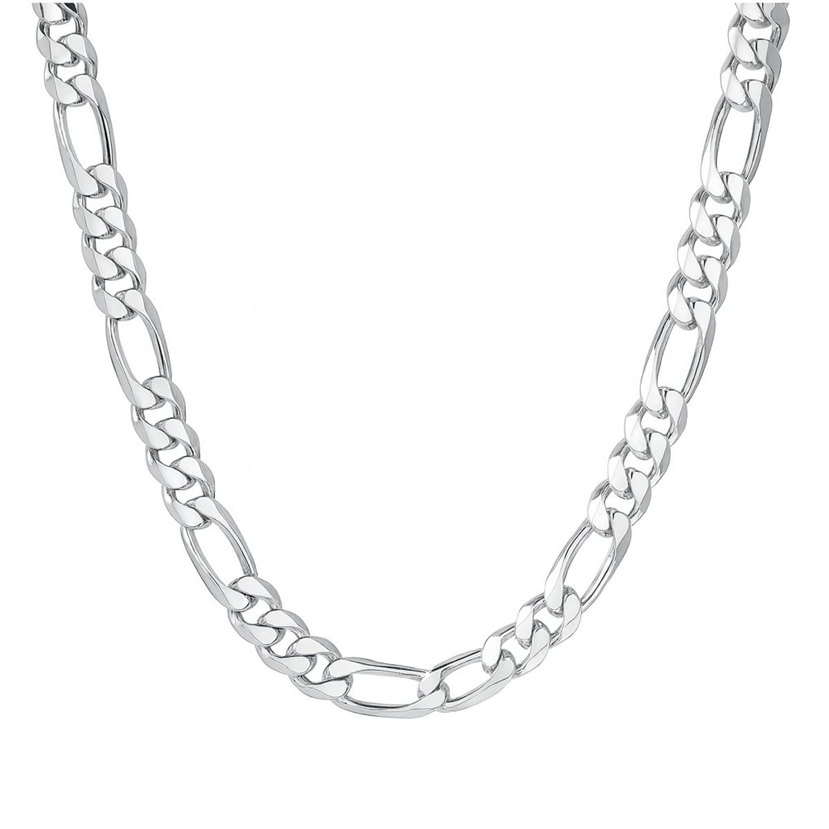 TODOJOYAS - Cadena Plata 925 5mm 50cm modelo Fígaro