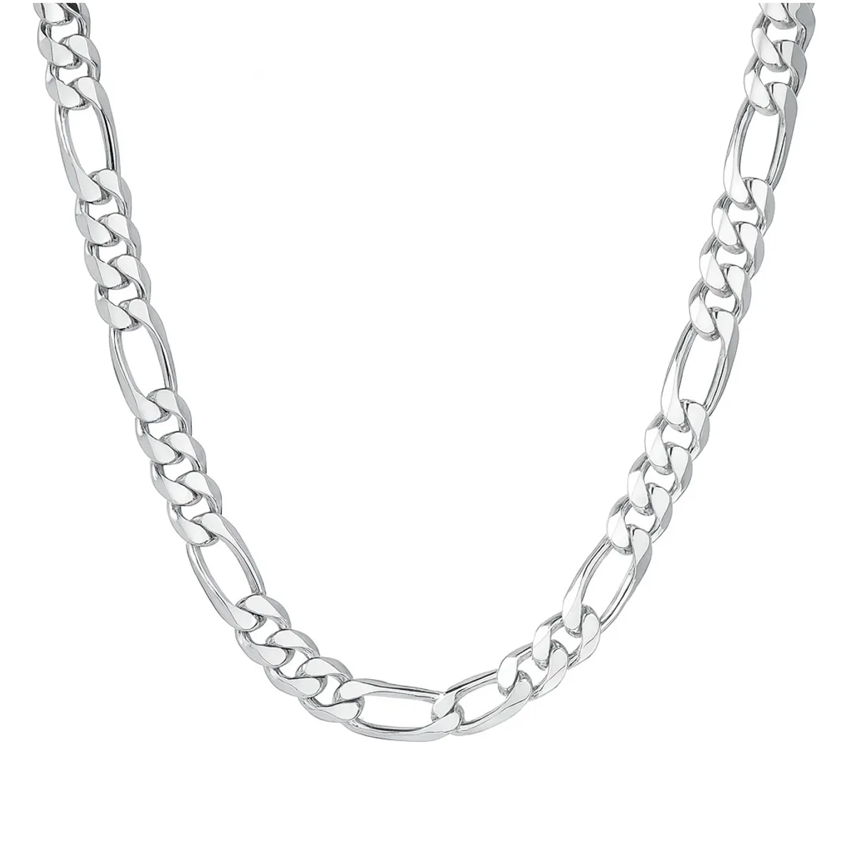 TODOJOYAS - Cadena Plata 925 5mm 50cm modelo Fígaro