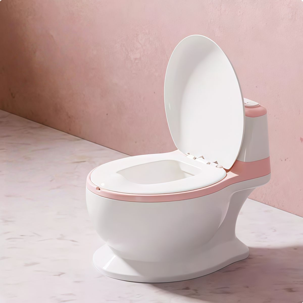 OASIS - Bacinica Bañito Entrenador Niños  Con Sonido rosado