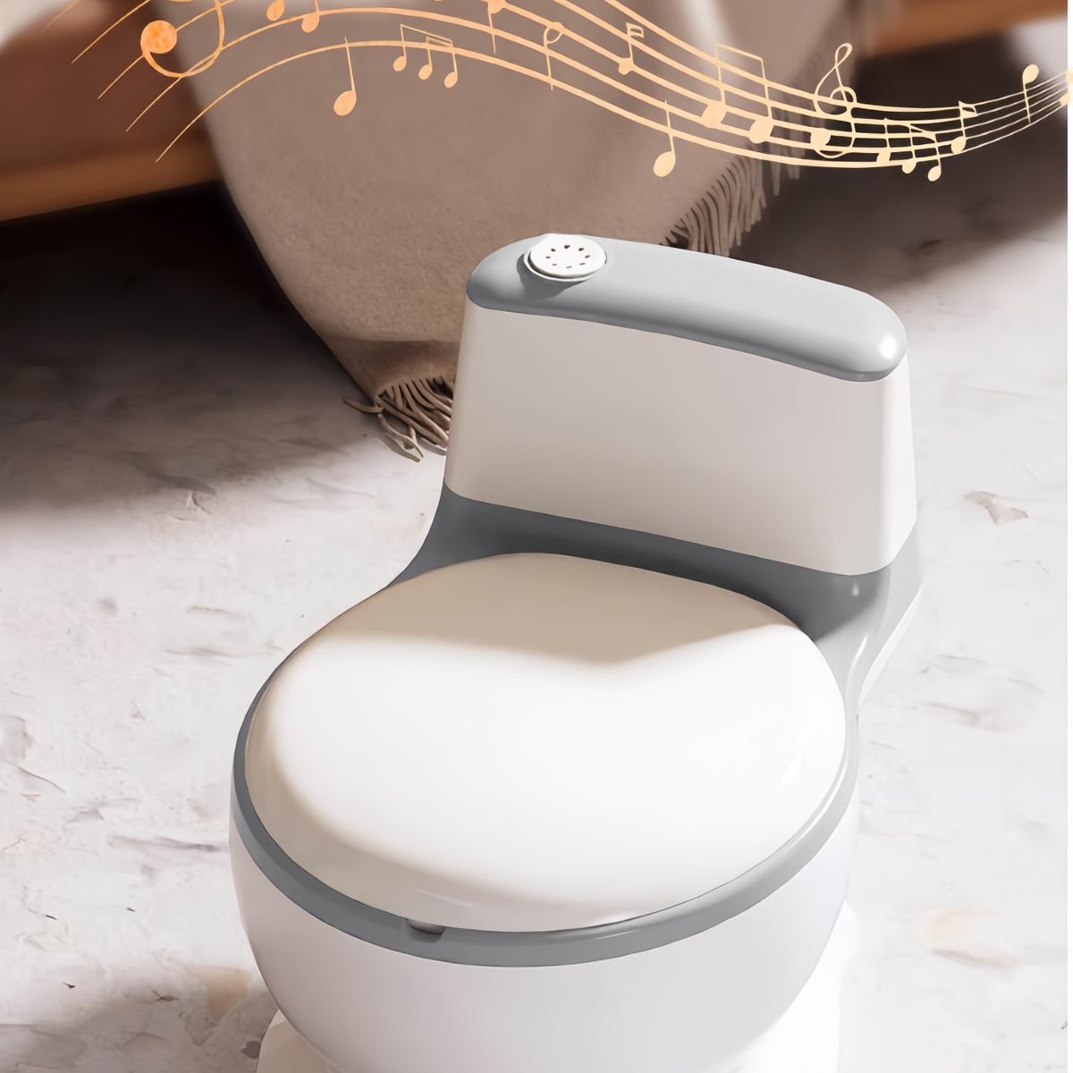 OASIS - Bacinica Bañito Entrenador Niños  Con Sonido rosado