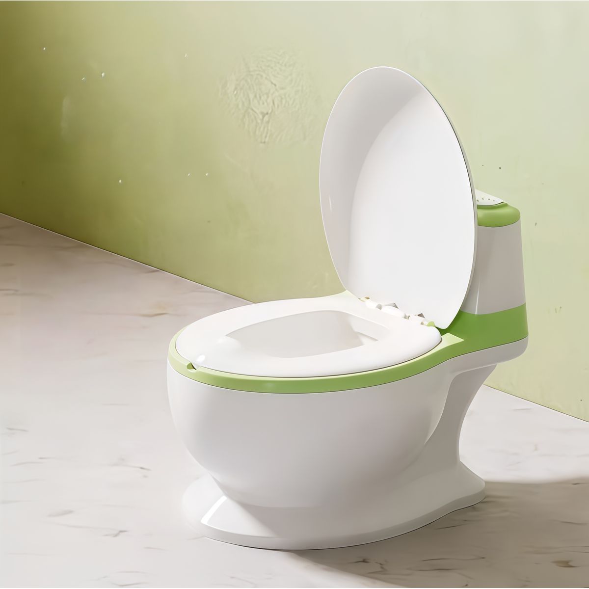 OASIS - Bacinica Bañito Entrenador Niños  Con Sonido Verde