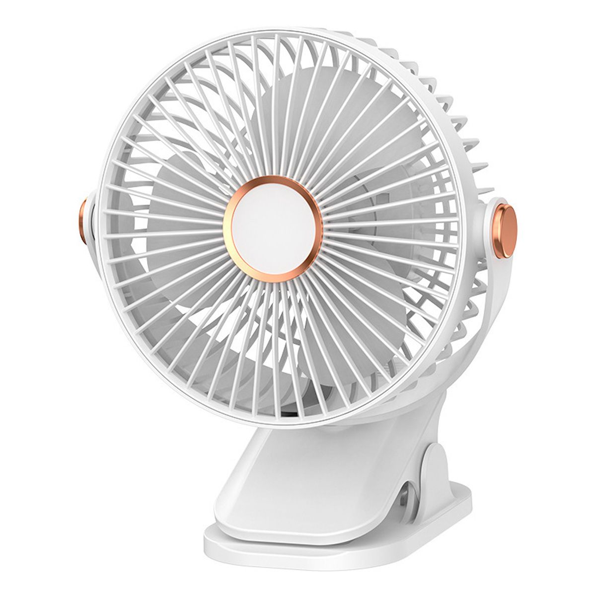 GENERICO - Ventilador Portátil Con Luz Nocturna Carga USB Para  Verano
