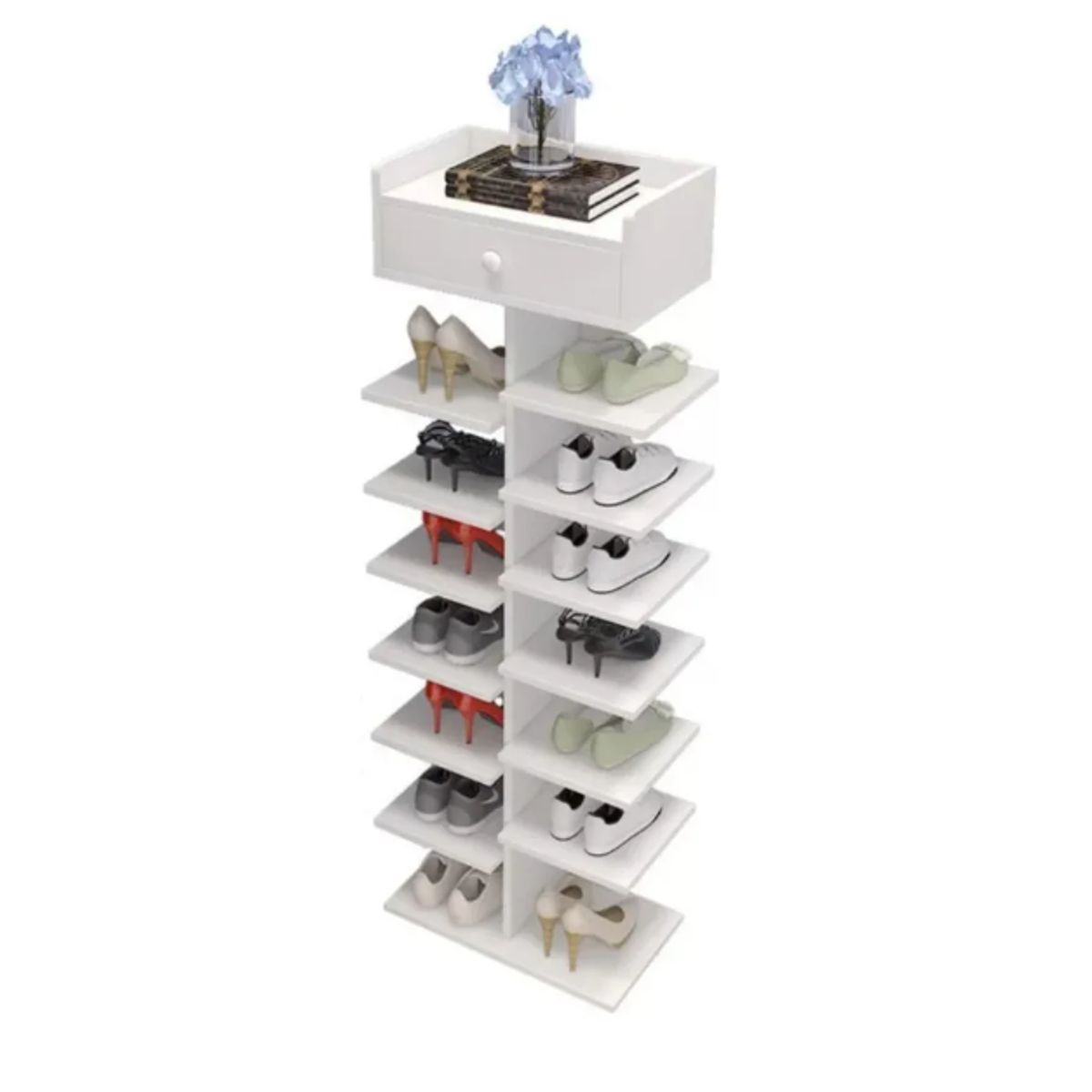 GENERICO - Zapatero Organizador Con Asiento Multifuncional 51x80x30cm