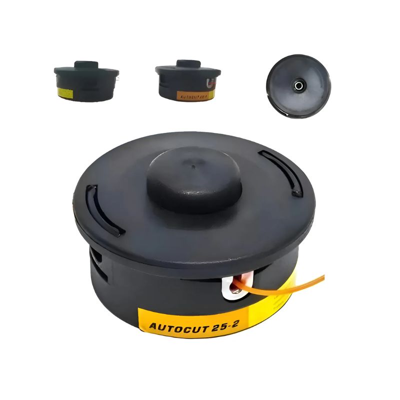 GENERICO - Cabezal Porta Nylon Trimmer Para Desmalezadora Fs120 Negro