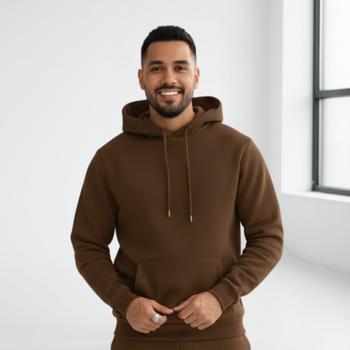 DESIGNERS - Polerón Hombre Canguro Algodón con Capucha 7 Colores