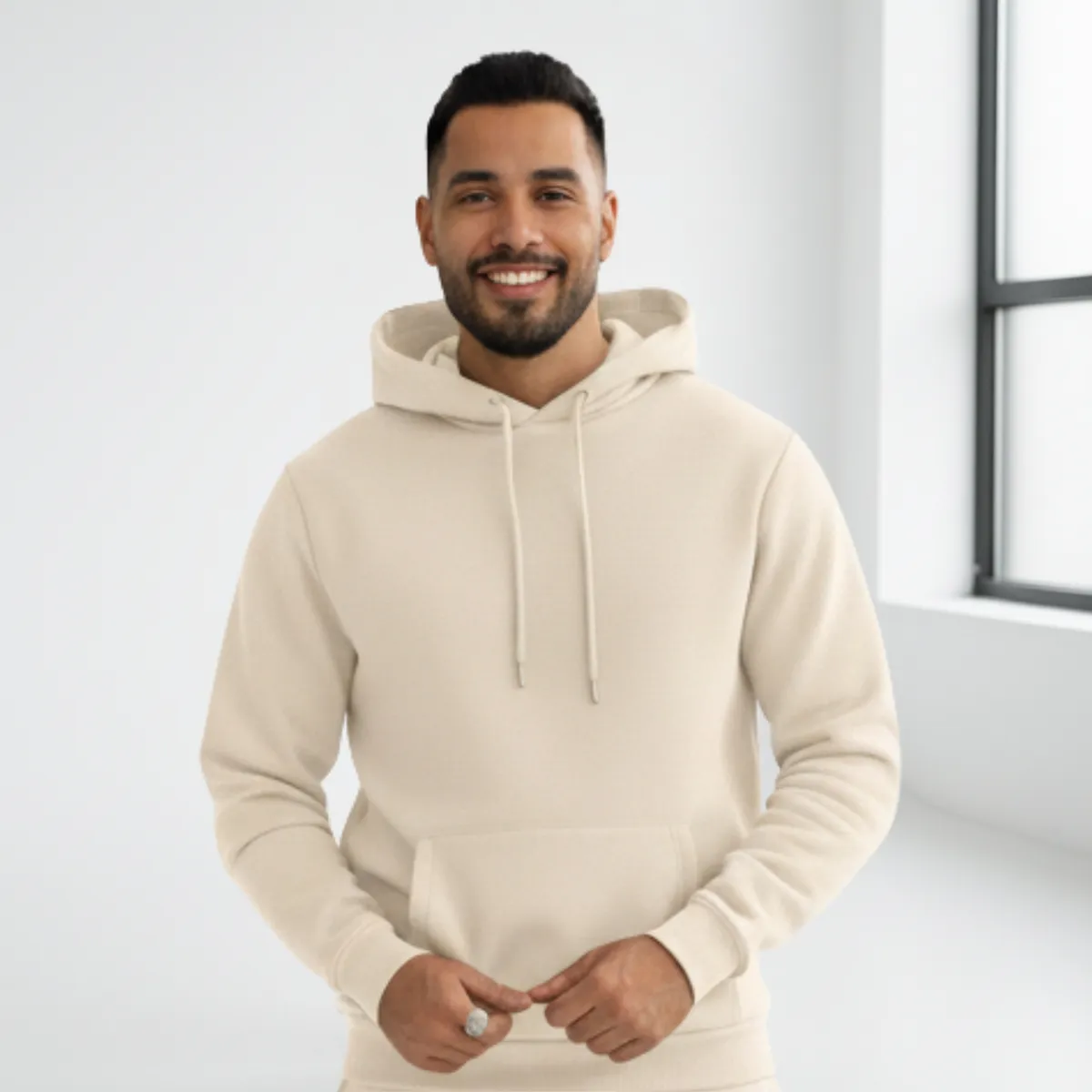 DESIGNERS - Polerón Hombre Canguro Algodón con Capucha 7 Colores