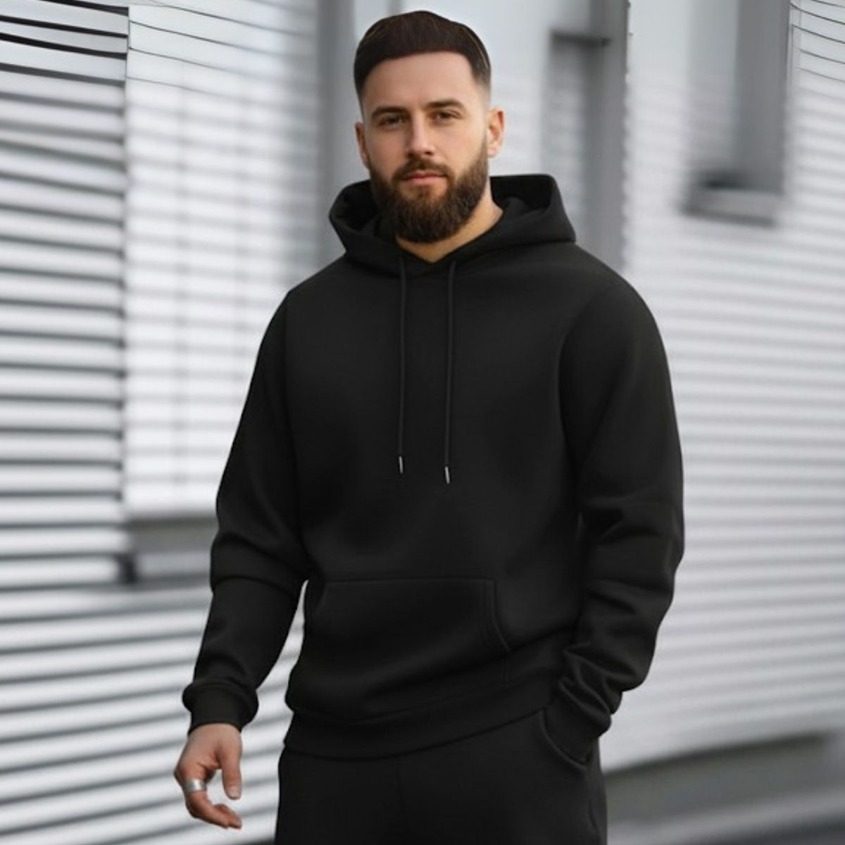 DESIGNERS - Polerón Hombre Canguro Algodón con Capucha 7 Colores
