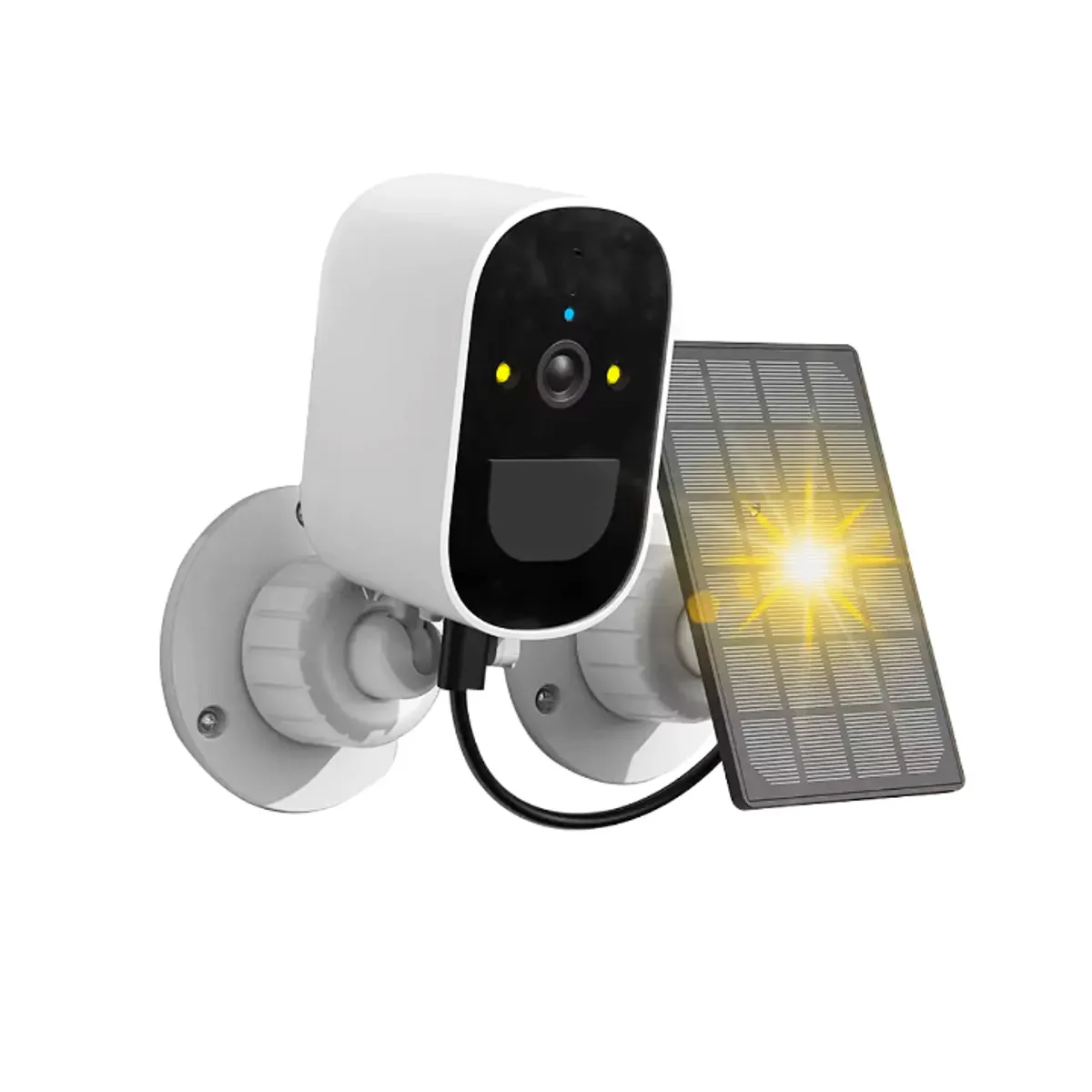 ARTIHOGAR - Cámara Jortan IP Wifi Exterior Solar 1080p Portería FHD