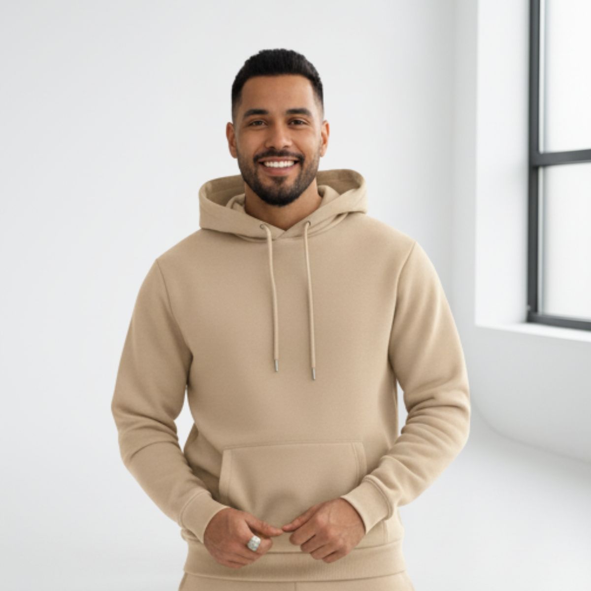 DESIGNERS - Polerón Hombre Canguro Algodón con Capucha 7 Colores