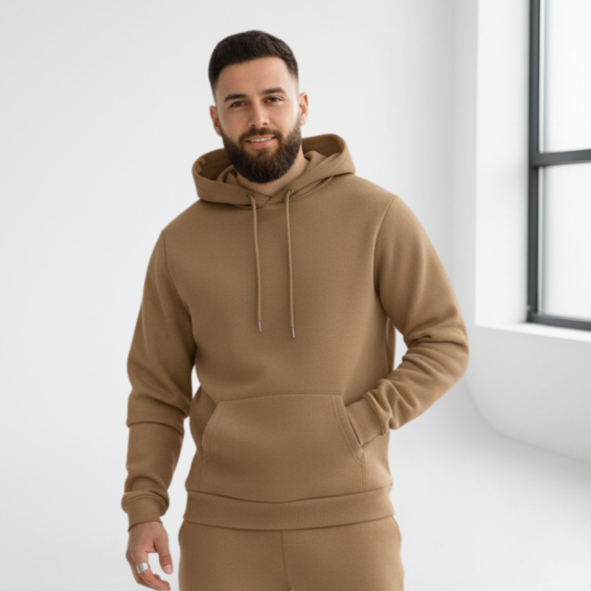 DESIGNERS - Polerón Hombre Canguro Algodón con Capucha 7 Colores