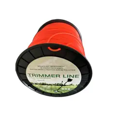 GENERICO - Hilo Nylon Orilladora Corta Pasto Maleza 30mm X 350mts Rojo Naranja