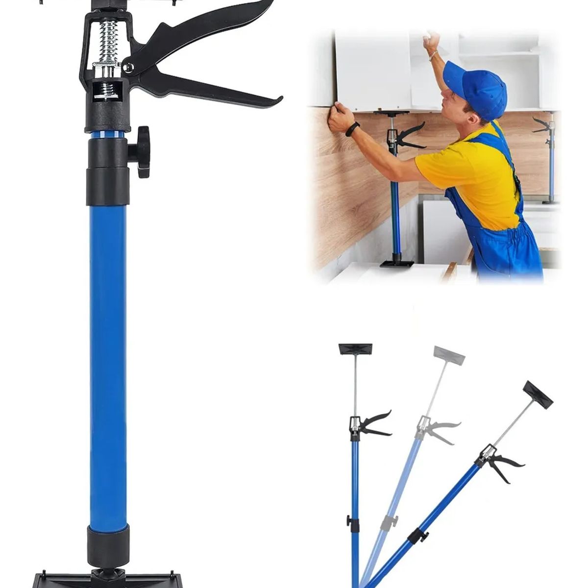 KUANGYE - Soporte Para Gato De Gabinete Postes De Soporte Ajustables 50-115 Cm