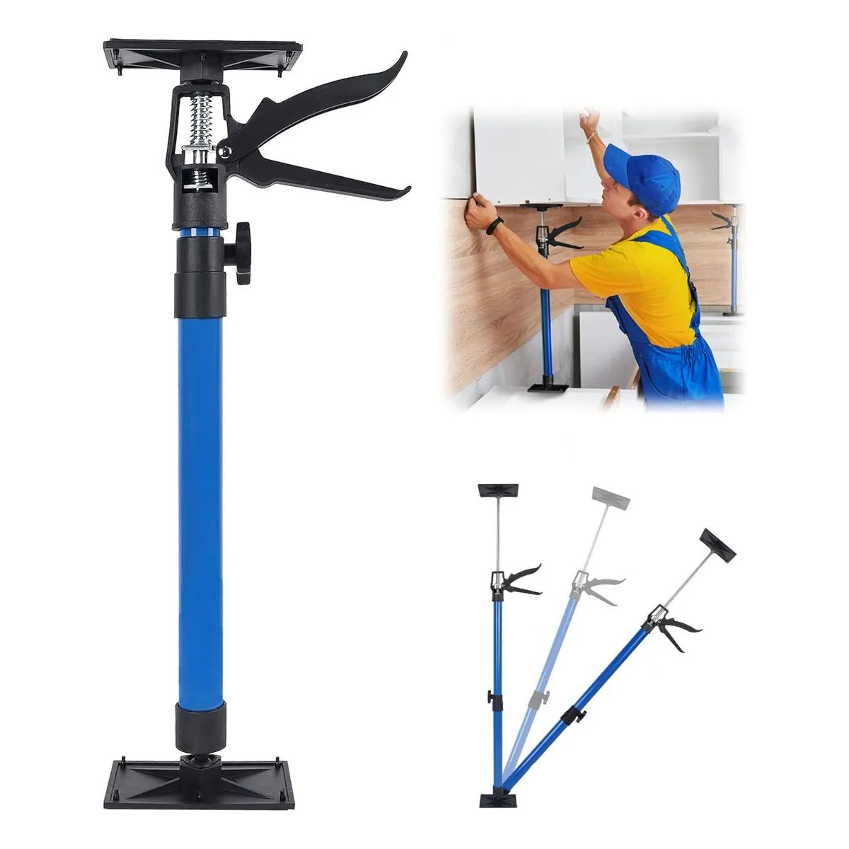 KUANGYE - Soporte Para Gato De Gabinete Postes De Soporte Ajustables 50-115 Cm