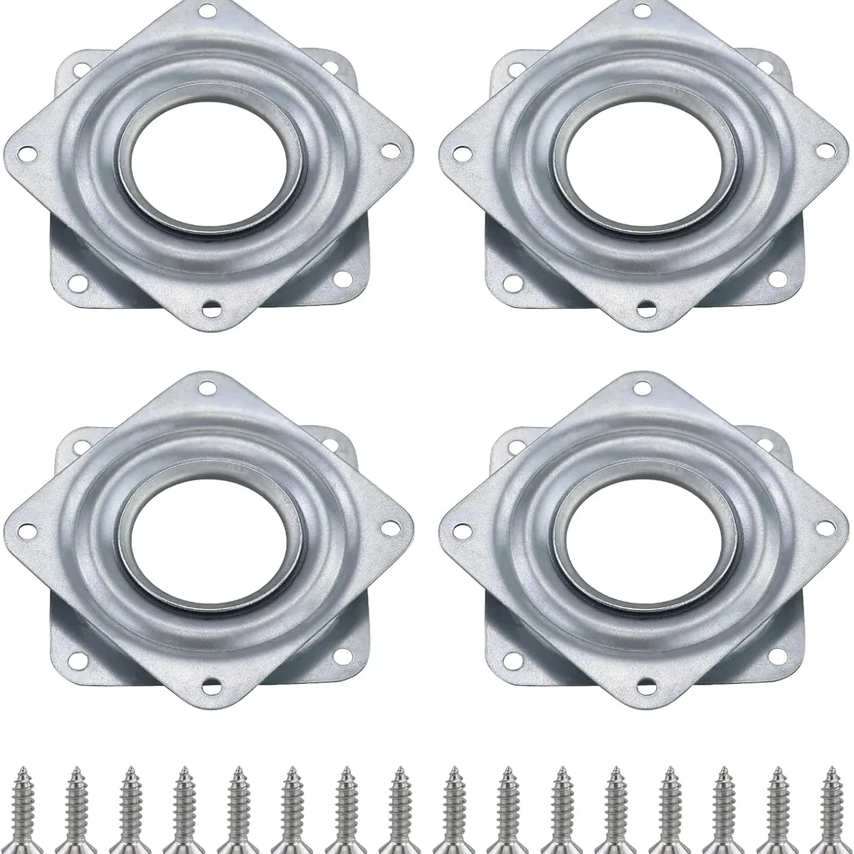 KINDA NICE - Conjunto De 4 Base De Mueble Platos Giratorios 71*71*8mm