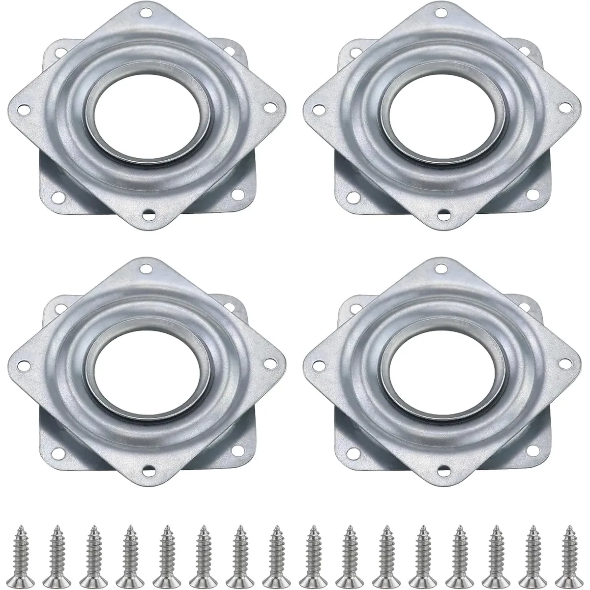 KINDA NICE - Conjunto De 4 Base De Mueble Platos Giratorios 71*71*8mm