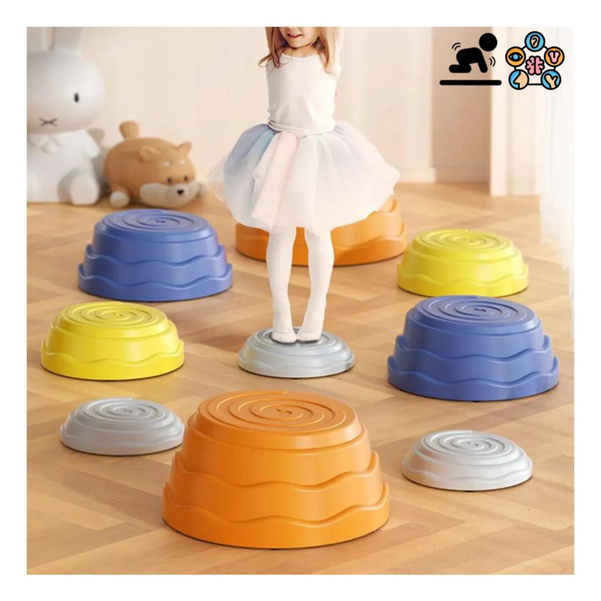 GENERICO - Juguete Cancha Sensorial De Obstáculos Infantil