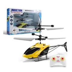 KINDA NICE - Mini Helicóptero Drone Con Sensor Juguete Volador Para Niños Amarillo