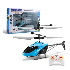 KINDA NICE - Mini Helicóptero Drone Con Sensor Juguete Volador Para Niños Azul