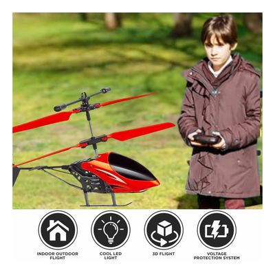 Imagen 2 del producto Mini Helicóptero Drone Con Sensor Juguete Volador Para Niños Azul