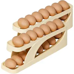 GENERICO - Dispensador De Huevos Doble Rodante