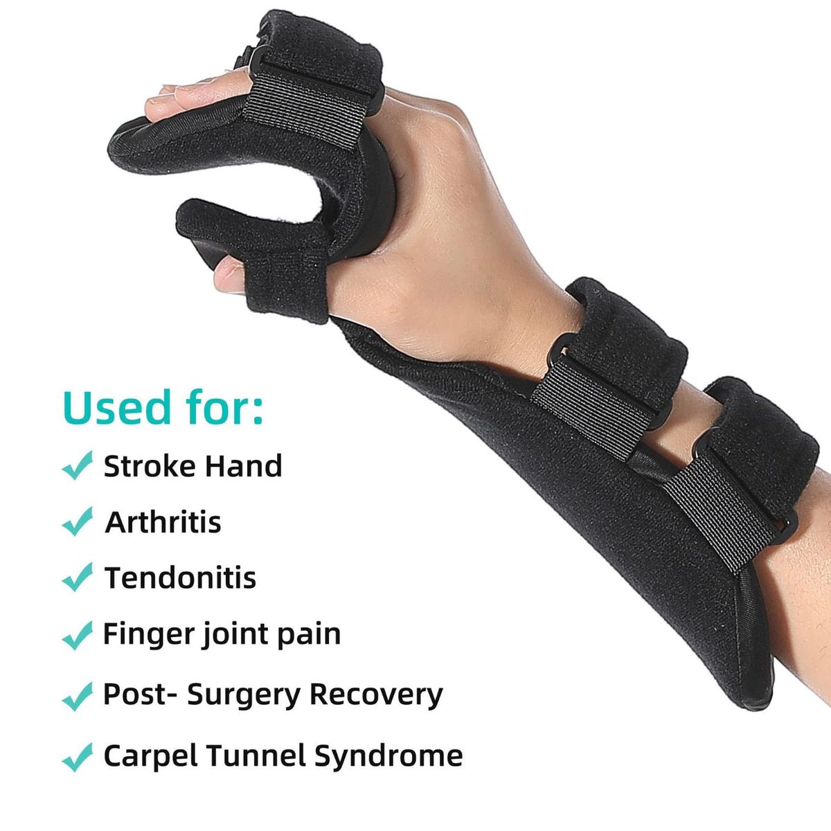 KINDA NICE - Férula De Apoyo Para La Mano Para Artritis Y Flexión izquierda L