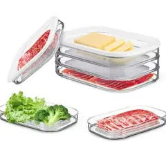 KINDA NICE - Caja De Almacenamiento De Nevera De Cocina Portátil 2l