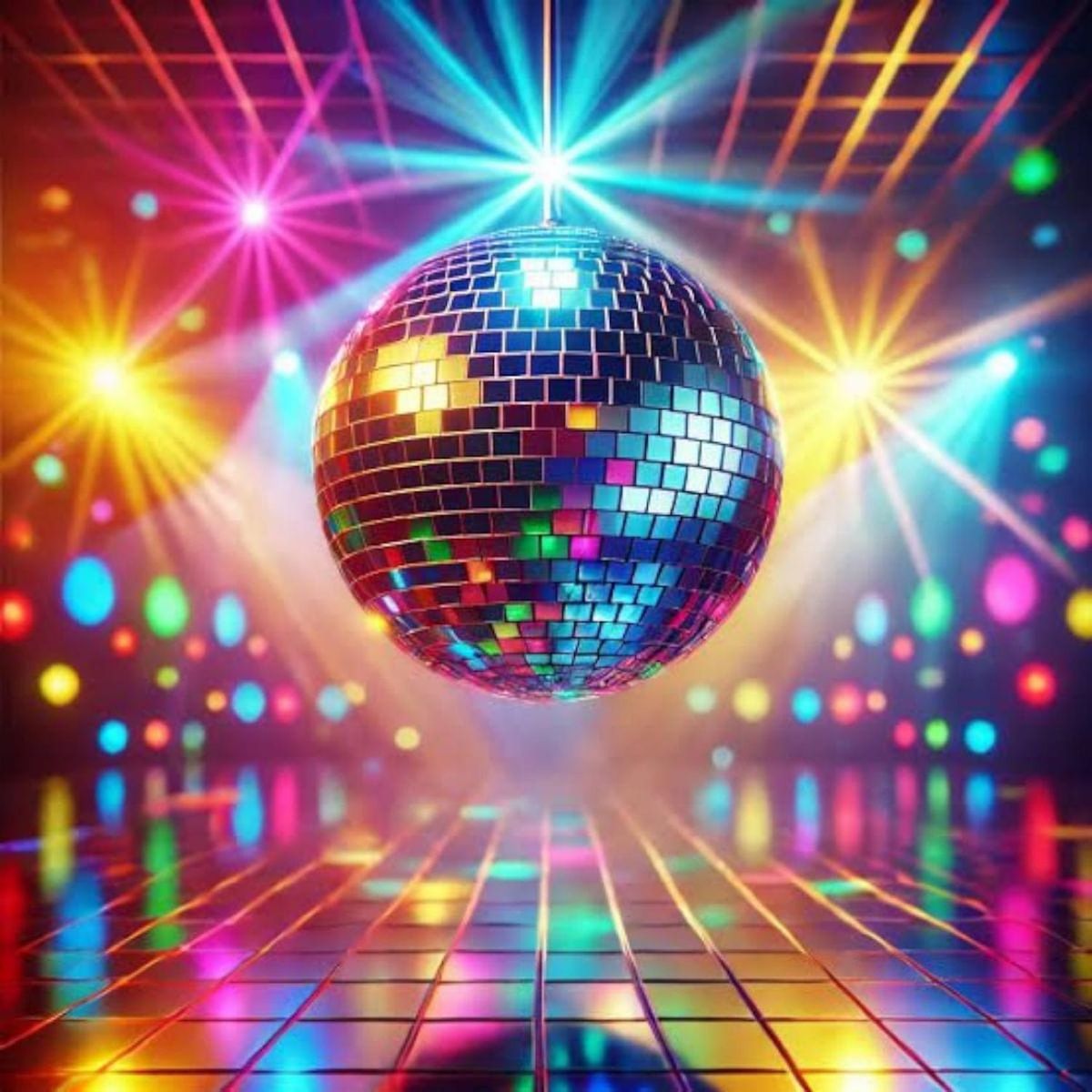 BIGBAMSPACE - Pelota de Discoteca de Cristal de 50cm Motor Giratorio