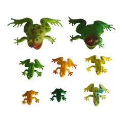 BIGBAMSPACE - Juguetes De Animales Anfibios 7 Figuras S & M