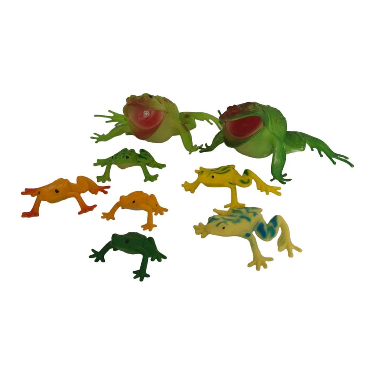 BIGBAMSPACE - Juguetes De Animales Anfibios 7 Figuras S & M