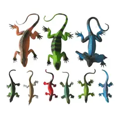 BIGBAMSPACE - Juguetes De Animales Lagartos 9 Figuras S & M