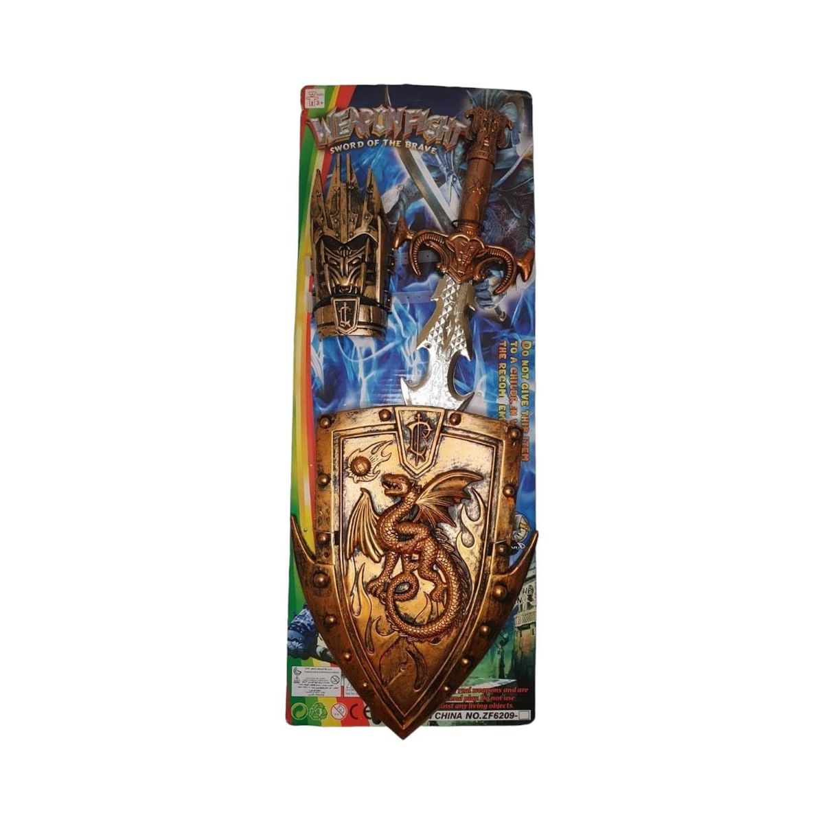 BIGBAMSPACE - Medieval Escudo Espadas Armadura 3
