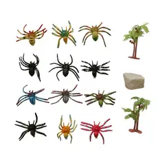 BIGBAMSPACE - Juguetes De Animales Arañas 12 Figuras S
