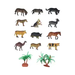 BIGBAMSPACE - Figuras Set 14 Animales Granja Exclusivos Ii S